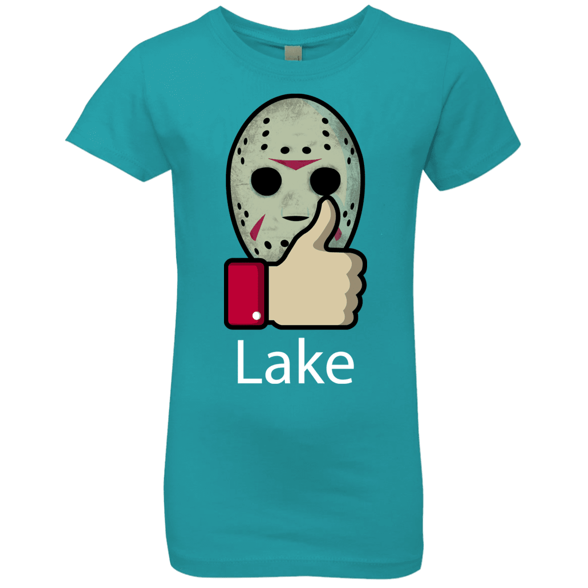 T-Shirts Tahiti Blue / YXS Lake Girls Premium T-Shirt