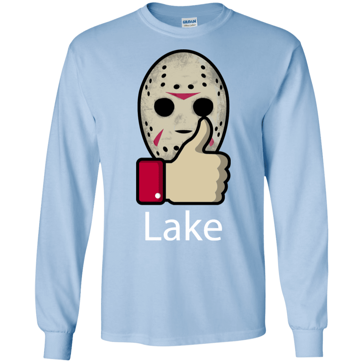 T-Shirts Light Blue / S Lake Men's Long Sleeve T-Shirt