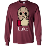 T-Shirts Maroon / S Lake Men's Long Sleeve T-Shirt