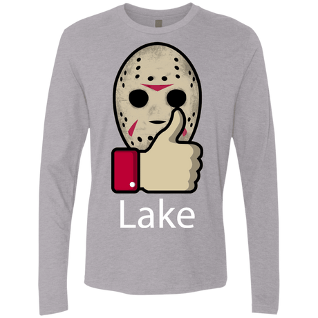 T-Shirts Heather Grey / S Lake Men's Premium Long Sleeve