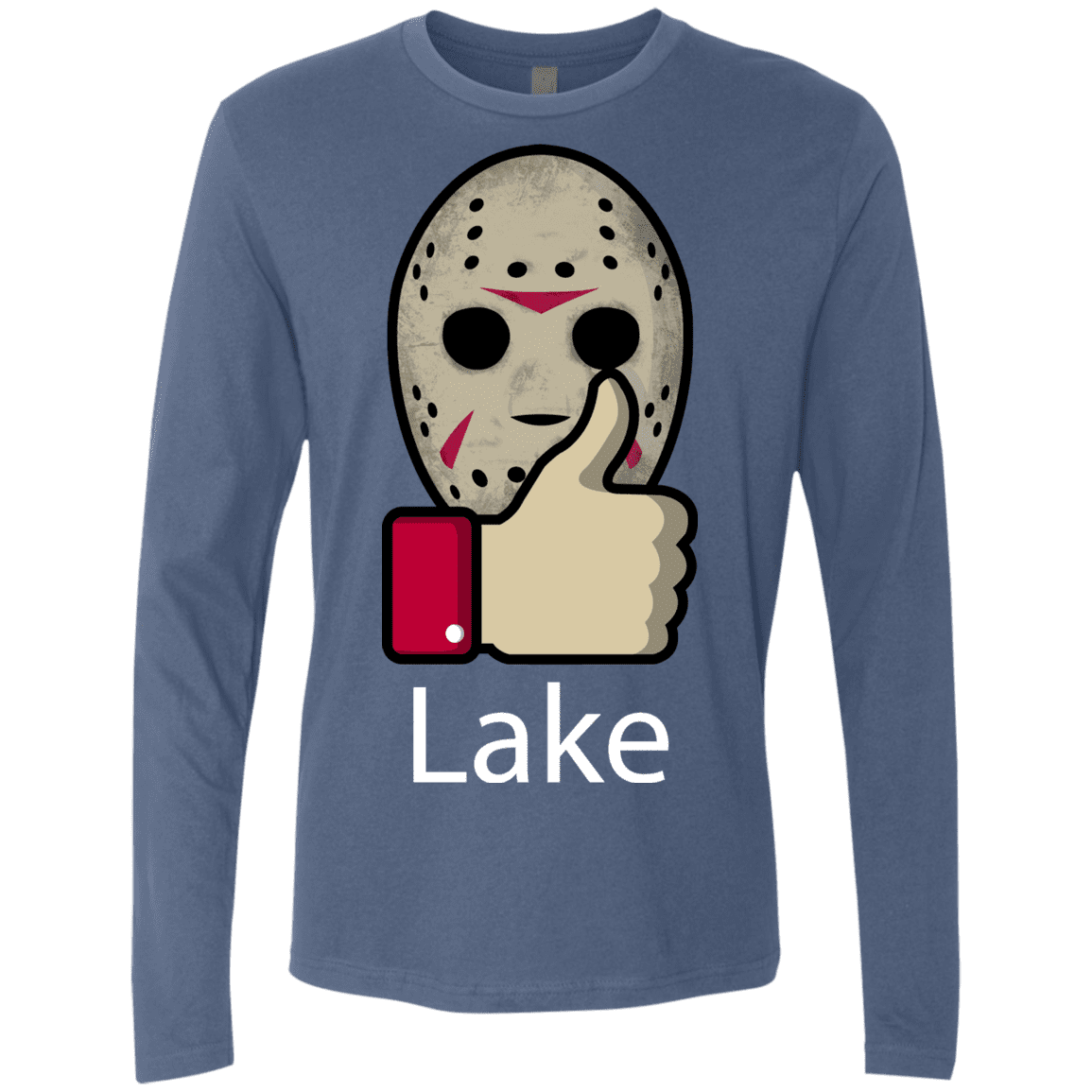 T-Shirts Indigo / S Lake Men's Premium Long Sleeve