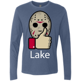 T-Shirts Indigo / S Lake Men's Premium Long Sleeve