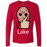 T-Shirts Red / S Lake Men's Premium Long Sleeve