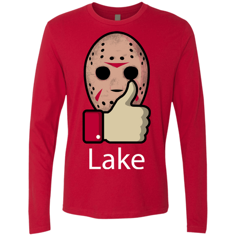 T-Shirts Red / S Lake Men's Premium Long Sleeve
