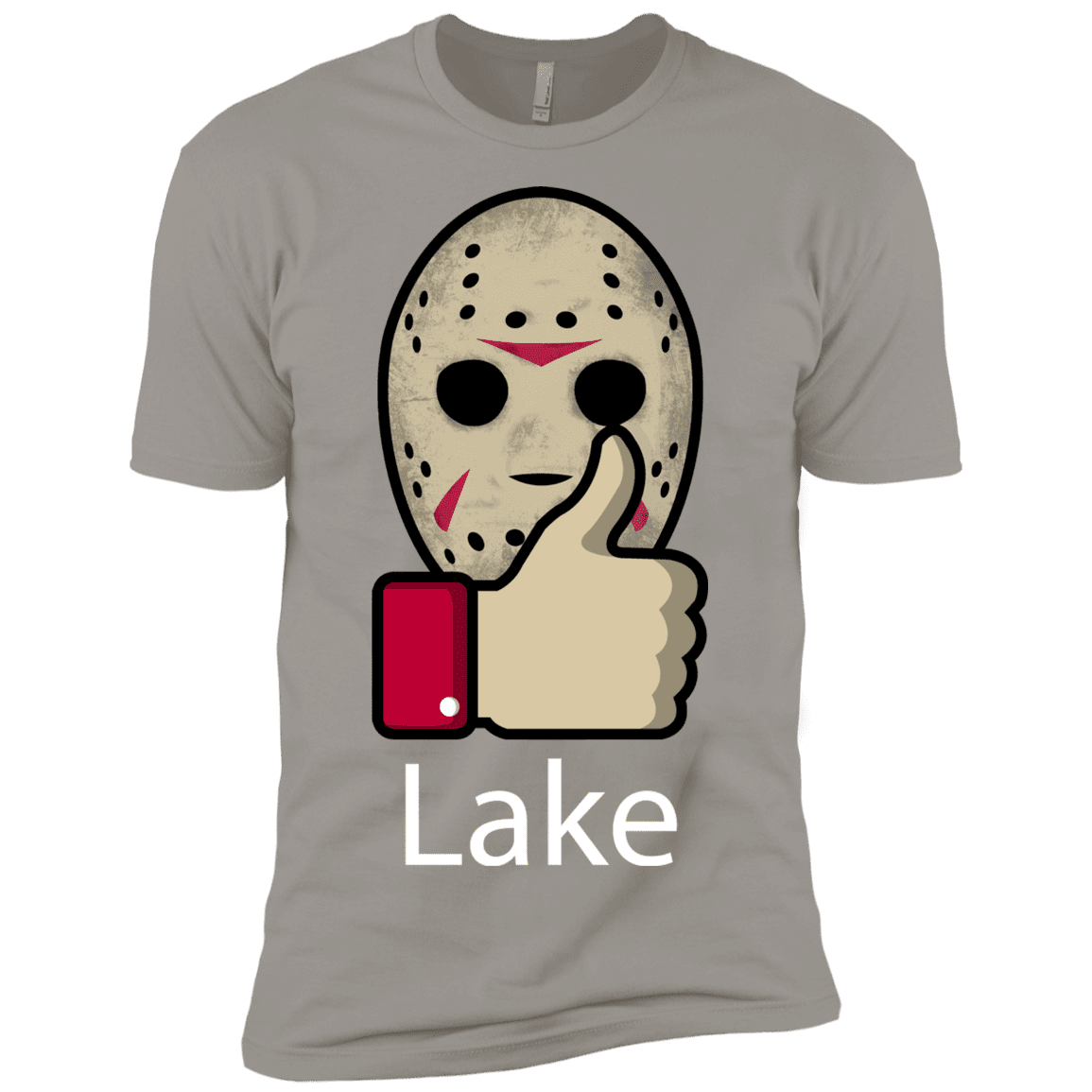 T-Shirts Light Grey / X-Small Lake Men's Premium T-Shirt