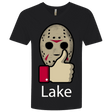 T-Shirts Black / X-Small Lake Men's Premium V-Neck