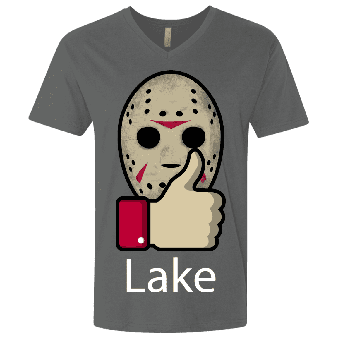 T-Shirts Heavy Metal / X-Small Lake Men's Premium V-Neck