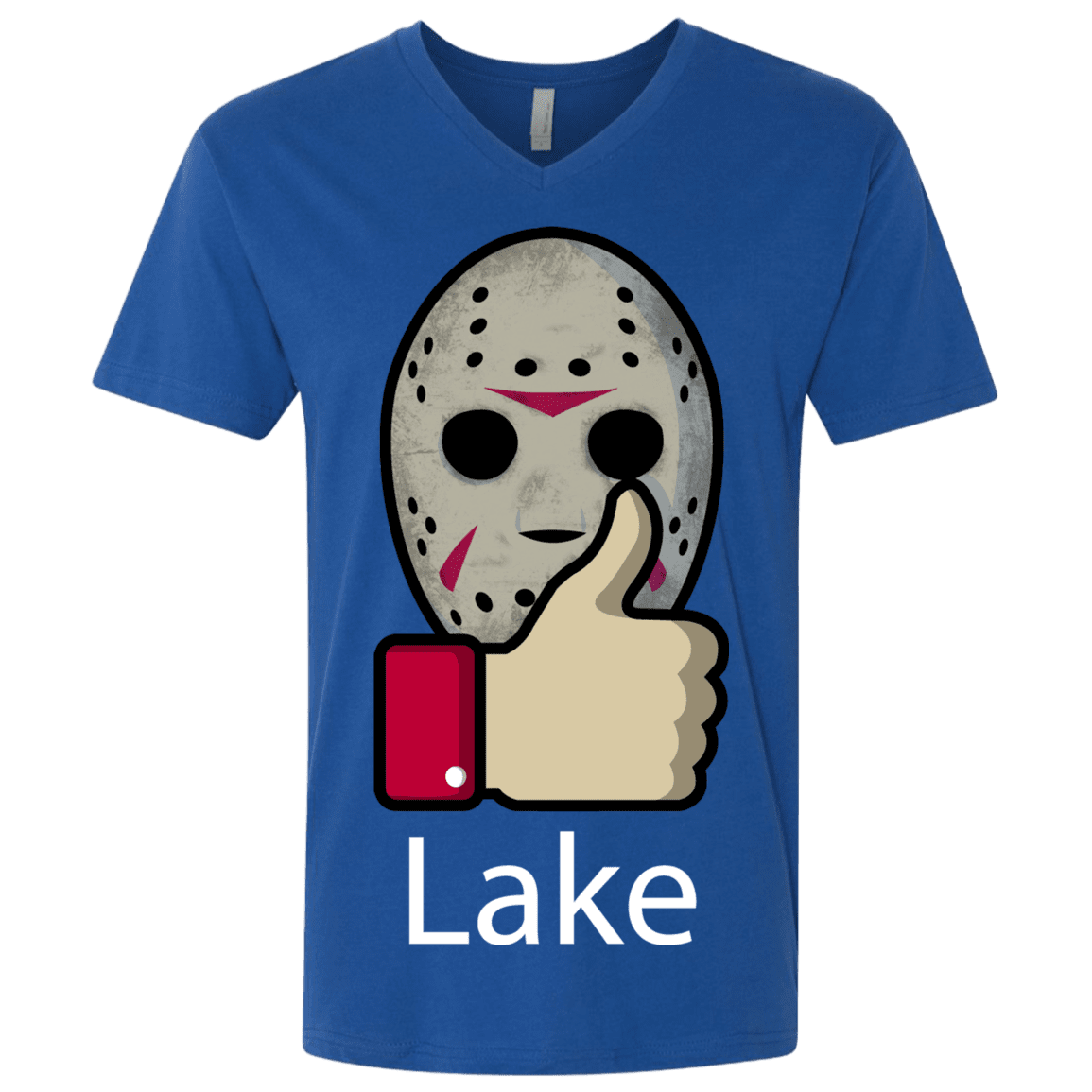T-Shirts Royal / X-Small Lake Men's Premium V-Neck