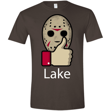 T-Shirts Dark Chocolate / S Lake Men's Semi-Fitted Softstyle