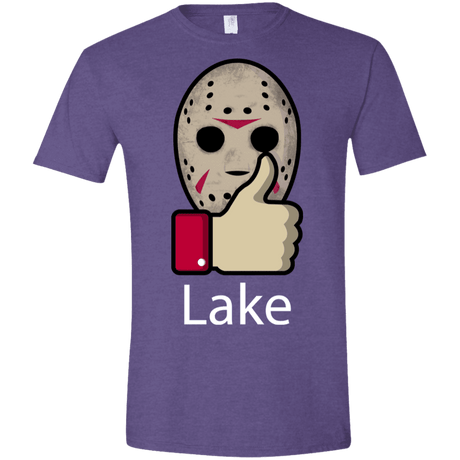 T-Shirts Heather Purple / S Lake Men's Semi-Fitted Softstyle