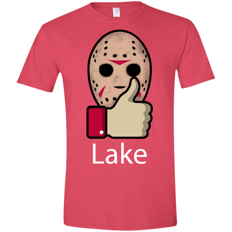 T-Shirts Heather Red / S Lake Men's Semi-Fitted Softstyle