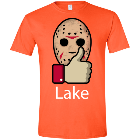 T-Shirts Orange / S Lake Men's Semi-Fitted Softstyle