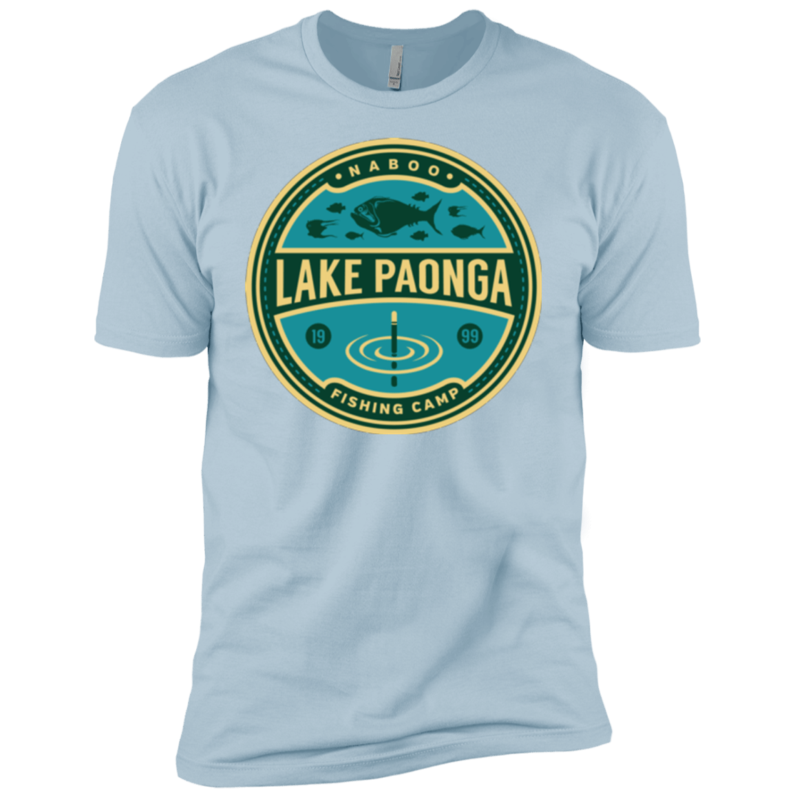 T-Shirts Light Blue / YXS Lake Paonga Fishing Camp Boys Premium T-Shirt