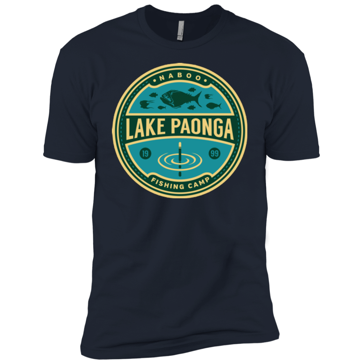 T-Shirts Midnight Navy / YXS Lake Paonga Fishing Camp Boys Premium T-Shirt