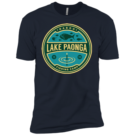 T-Shirts Midnight Navy / YXS Lake Paonga Fishing Camp Boys Premium T-Shirt