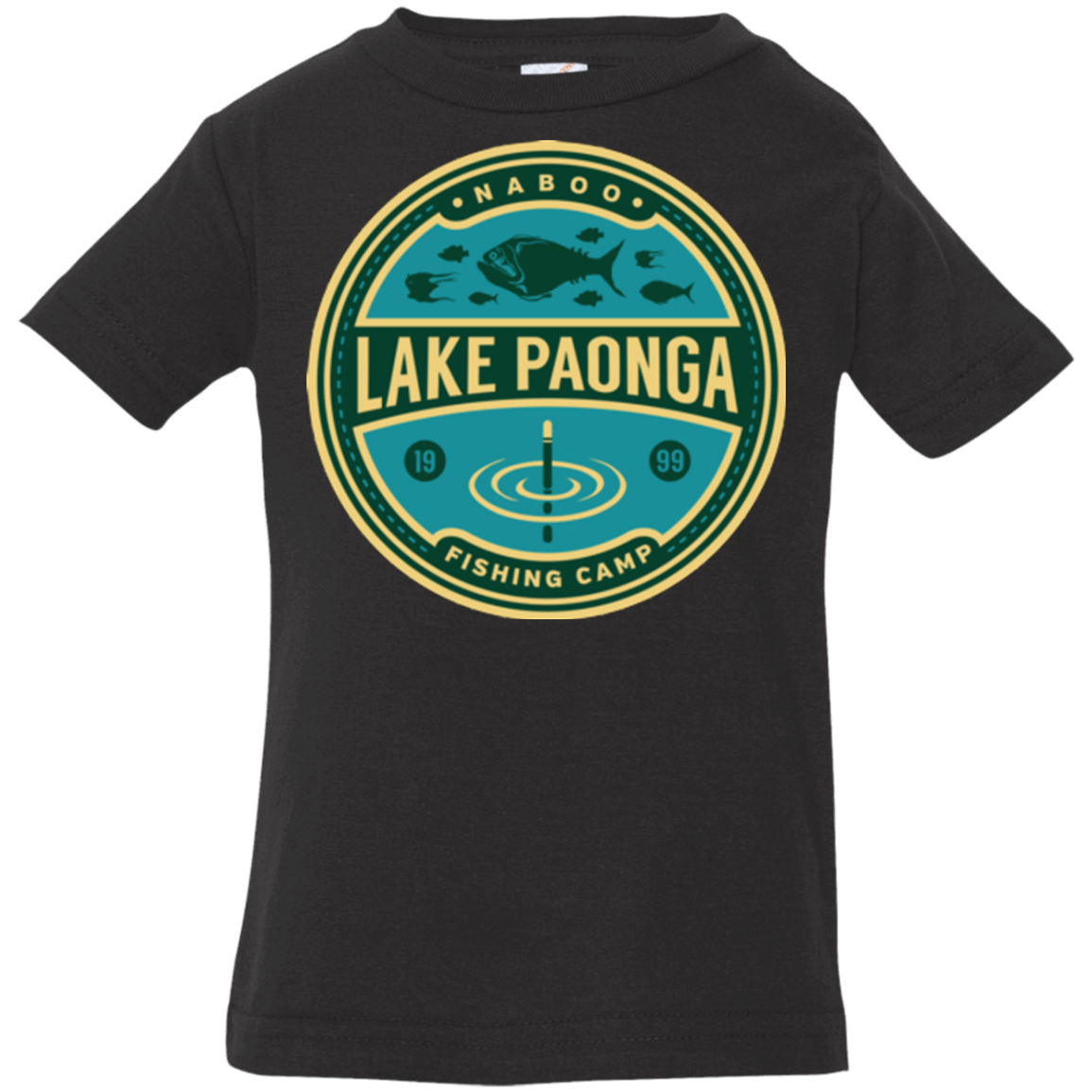 T-Shirts Black / 6 Months Lake Paonga Fishing Camp Infant PremiumT-Shirt