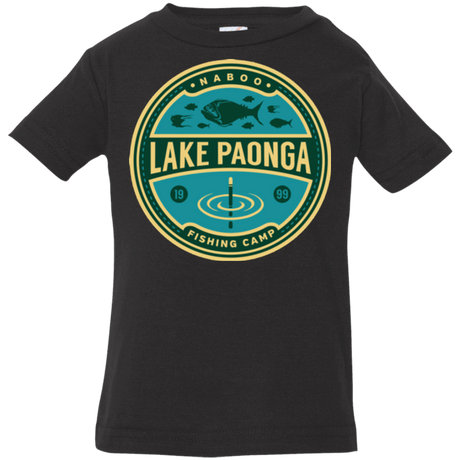 T-Shirts Black / 6 Months Lake Paonga Fishing Camp Infant PremiumT-Shirt