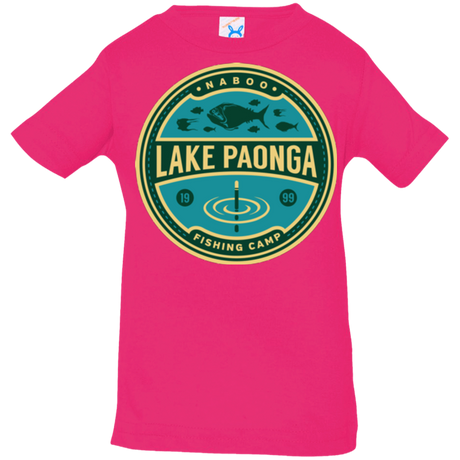 T-Shirts Hot Pink / 6 Months Lake Paonga Fishing Camp Infant PremiumT-Shirt