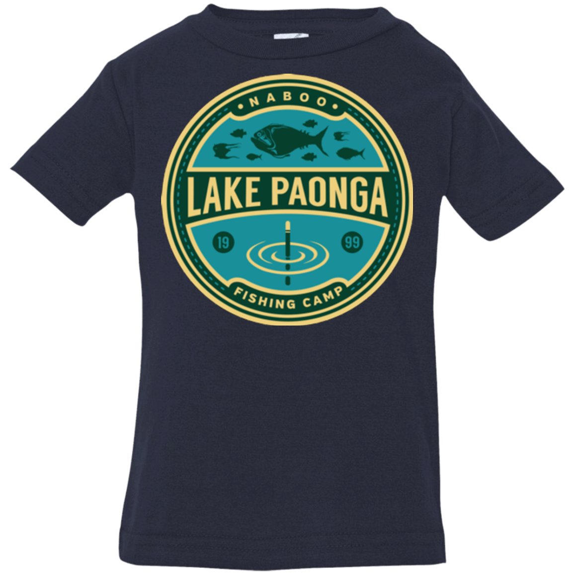 T-Shirts Navy / 6 Months Lake Paonga Fishing Camp Infant PremiumT-Shirt