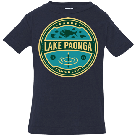 T-Shirts Navy / 6 Months Lake Paonga Fishing Camp Infant PremiumT-Shirt