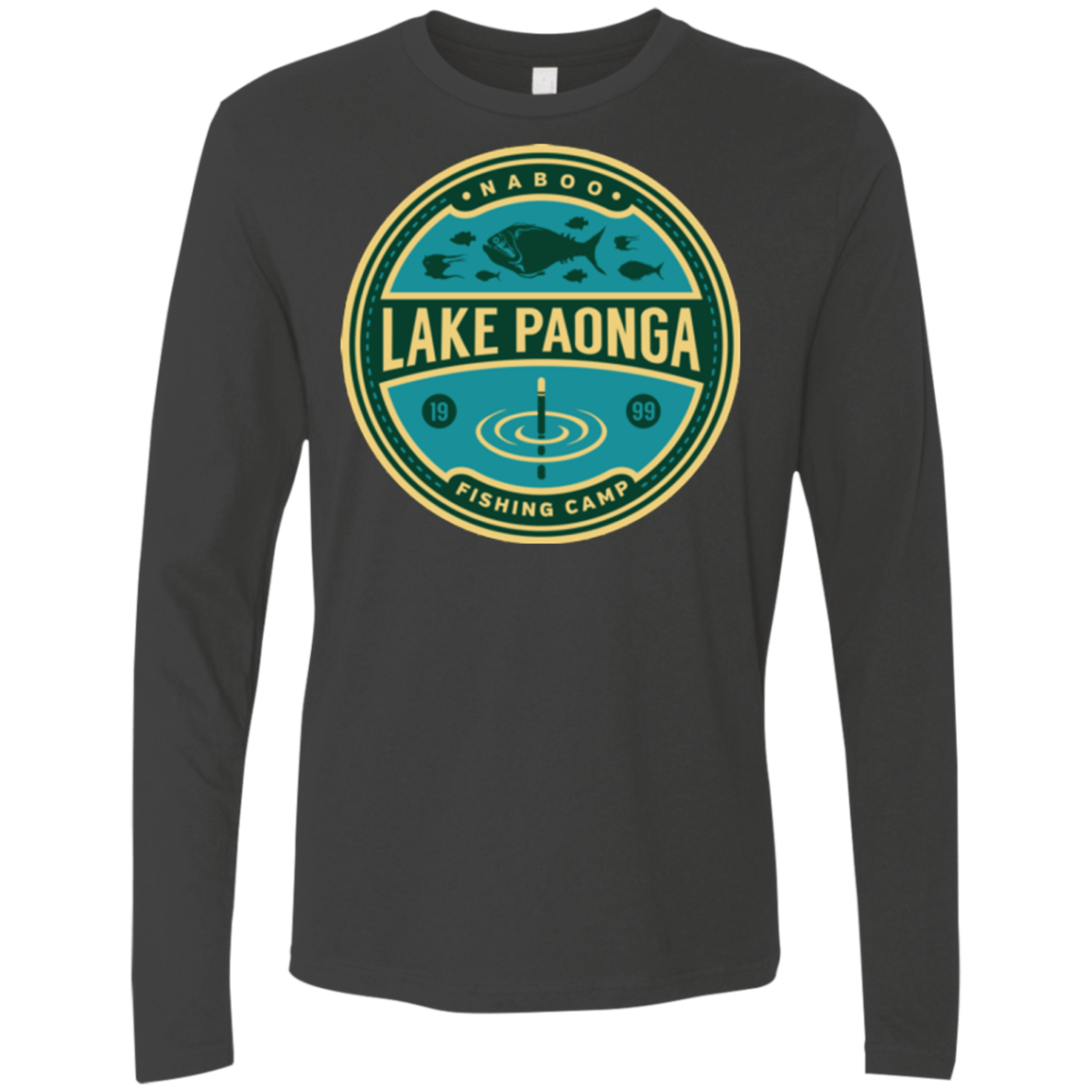 T-Shirts Heavy Metal / Small Lake Paonga Fishing Camp Men's Premium Long Sleeve