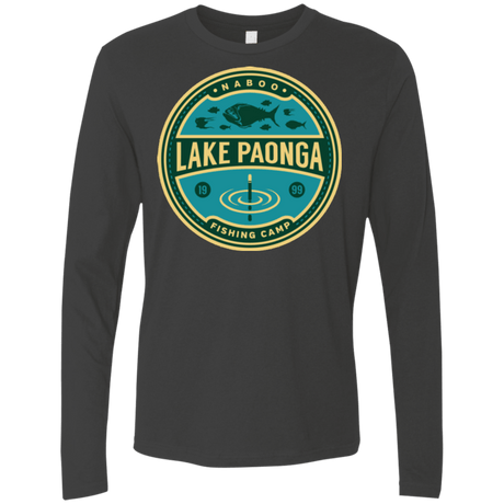 T-Shirts Heavy Metal / Small Lake Paonga Fishing Camp Men's Premium Long Sleeve