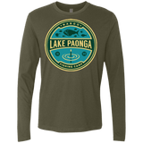 T-Shirts Military Green / Small Lake Paonga Fishing Camp Men's Premium Long Sleeve