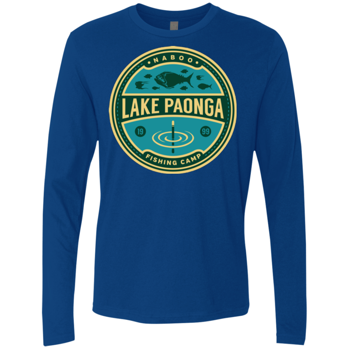 T-Shirts Royal / Small Lake Paonga Fishing Camp Men's Premium Long Sleeve