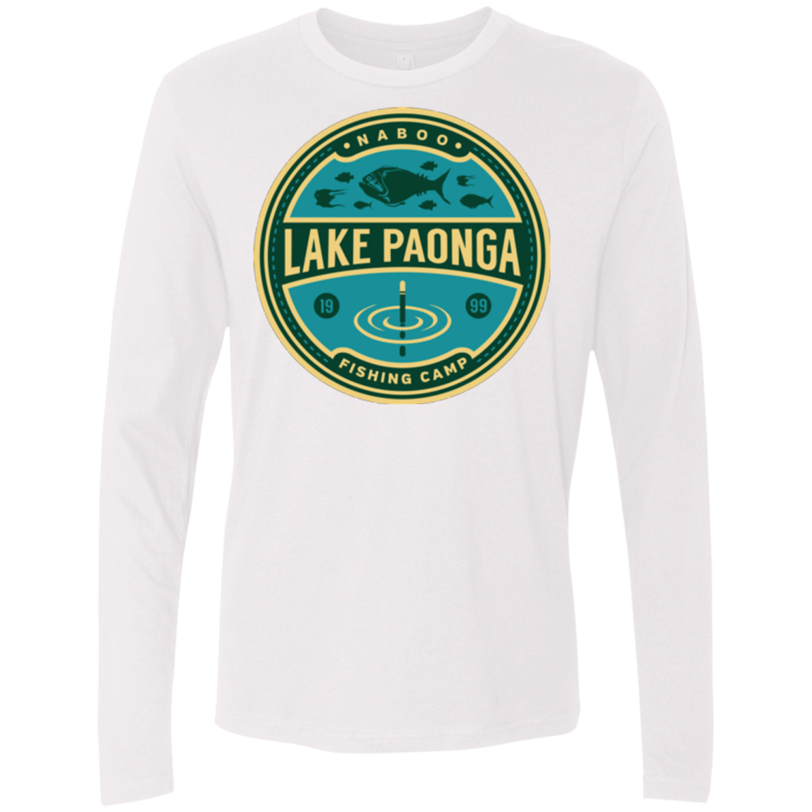 T-Shirts White / Small Lake Paonga Fishing Camp Men's Premium Long Sleeve