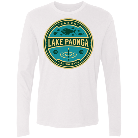 T-Shirts White / Small Lake Paonga Fishing Camp Men's Premium Long Sleeve