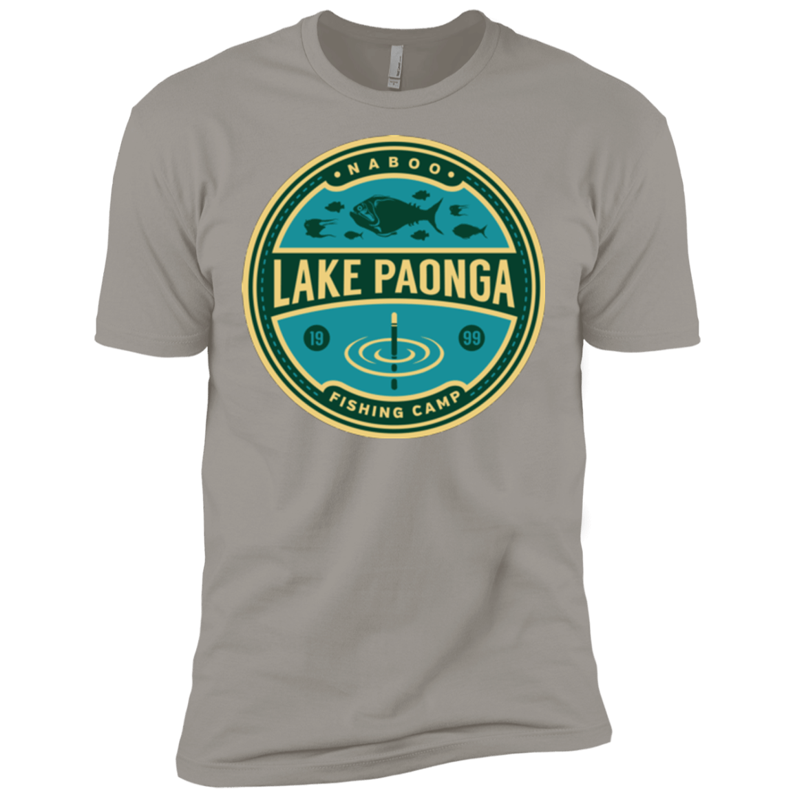 T-Shirts Light Grey / X-Small Lake Paonga Fishing Camp Men's Premium T-Shirt