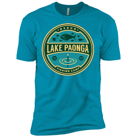 T-Shirts Turquoise / X-Small Lake Paonga Fishing Camp Men's Premium T-Shirt
