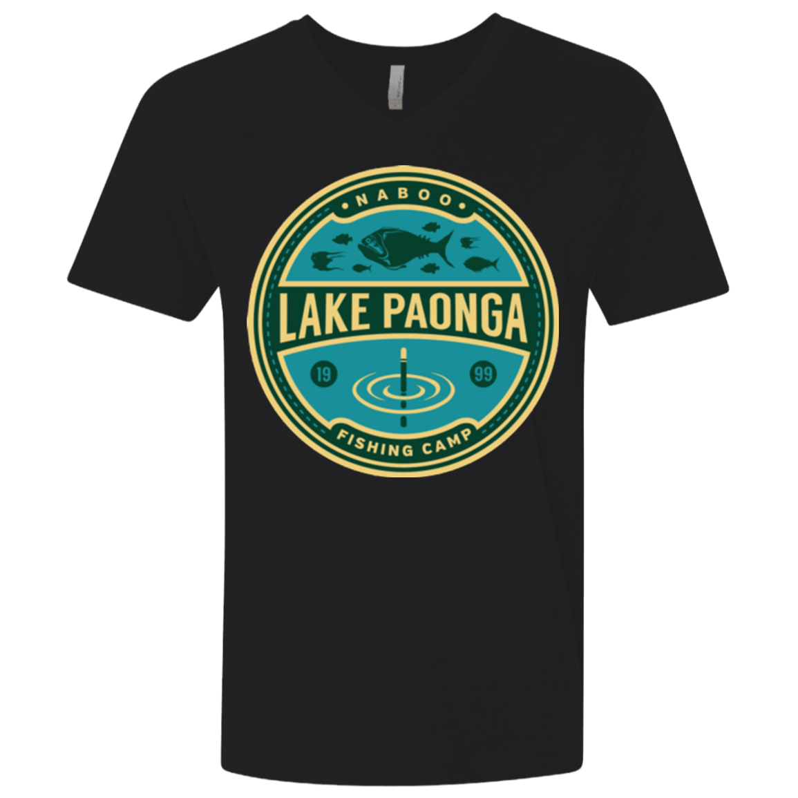 Lake Paonga Fishing Camp Men's Premium V-Neck