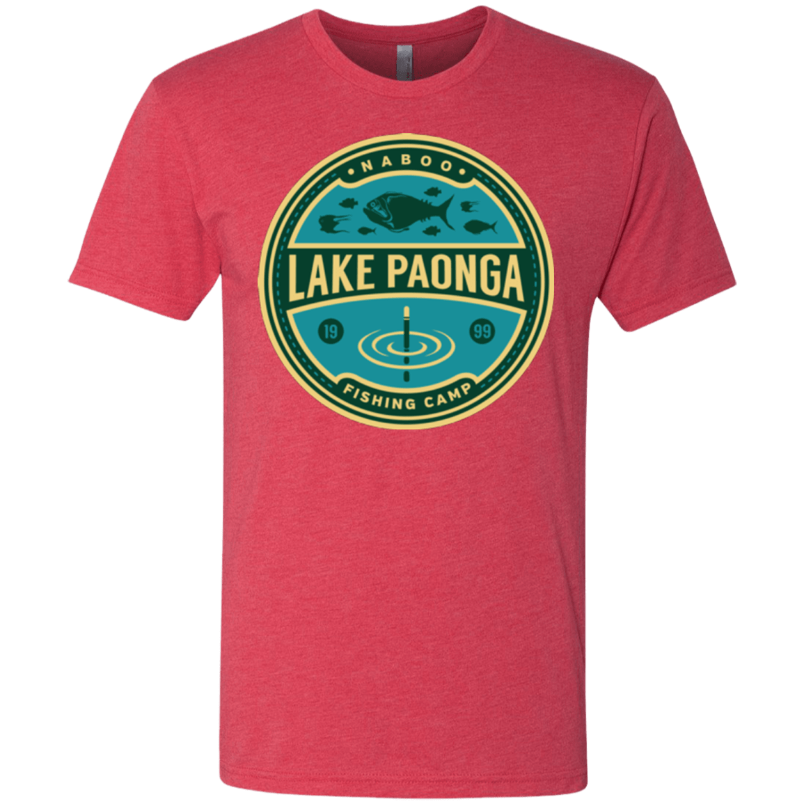 T-Shirts Vintage Red / Small Lake Paonga Fishing Camp Men's Triblend T-Shirt