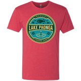 T-Shirts Vintage Red / Small Lake Paonga Fishing Camp Men's Triblend T-Shirt