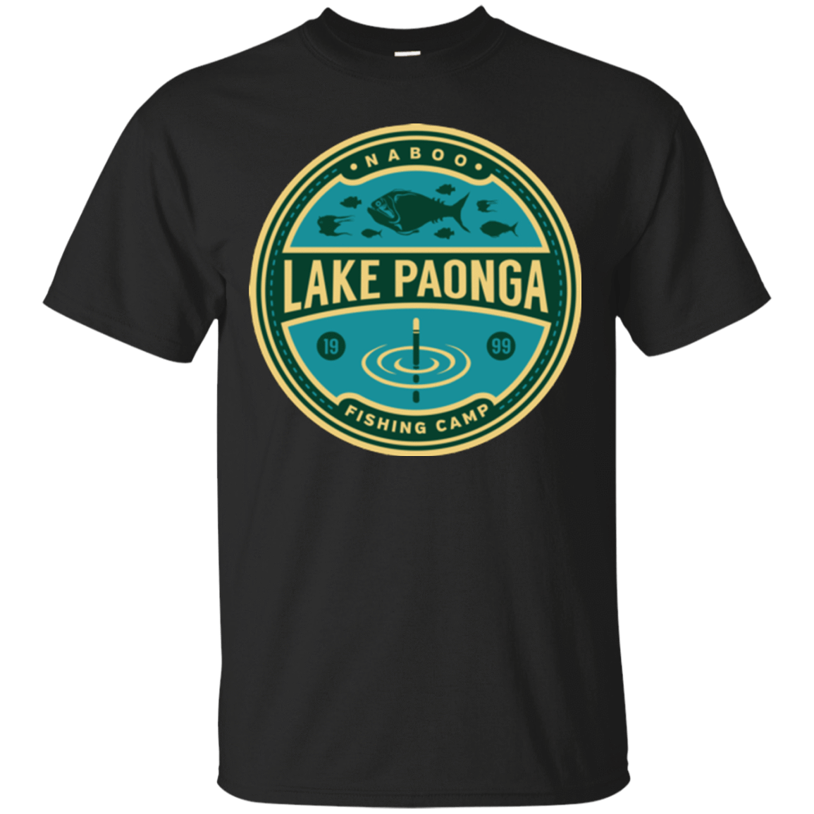 T-Shirts Black / Small Lake Paonga Fishing Camp T-Shirt