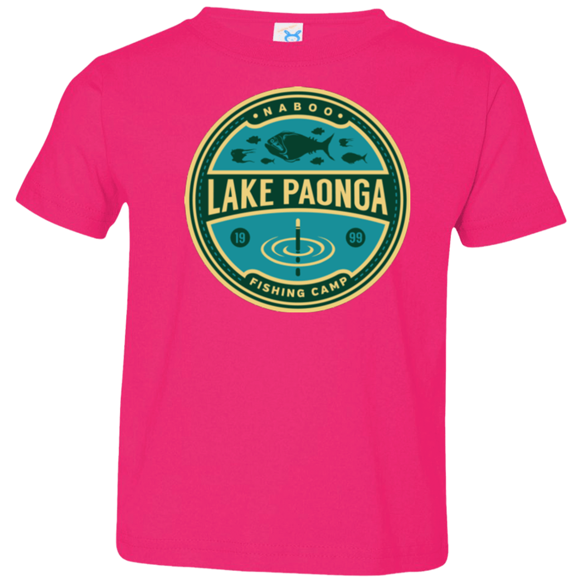 T-Shirts Hot Pink / 2T Lake Paonga Fishing Camp Toddler Premium T-Shirt
