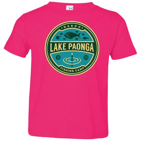 T-Shirts Hot Pink / 2T Lake Paonga Fishing Camp Toddler Premium T-Shirt