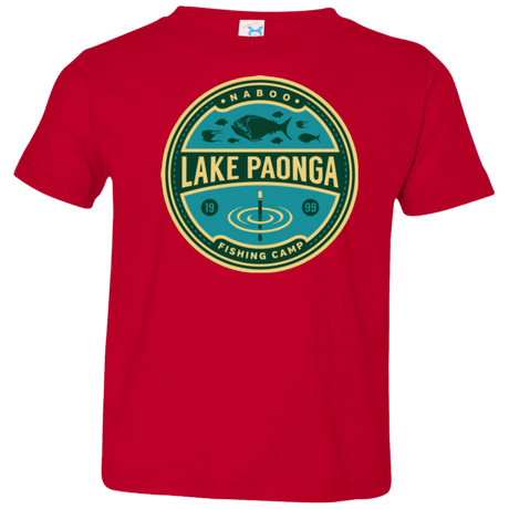T-Shirts Red / 2T Lake Paonga Fishing Camp Toddler Premium T-Shirt