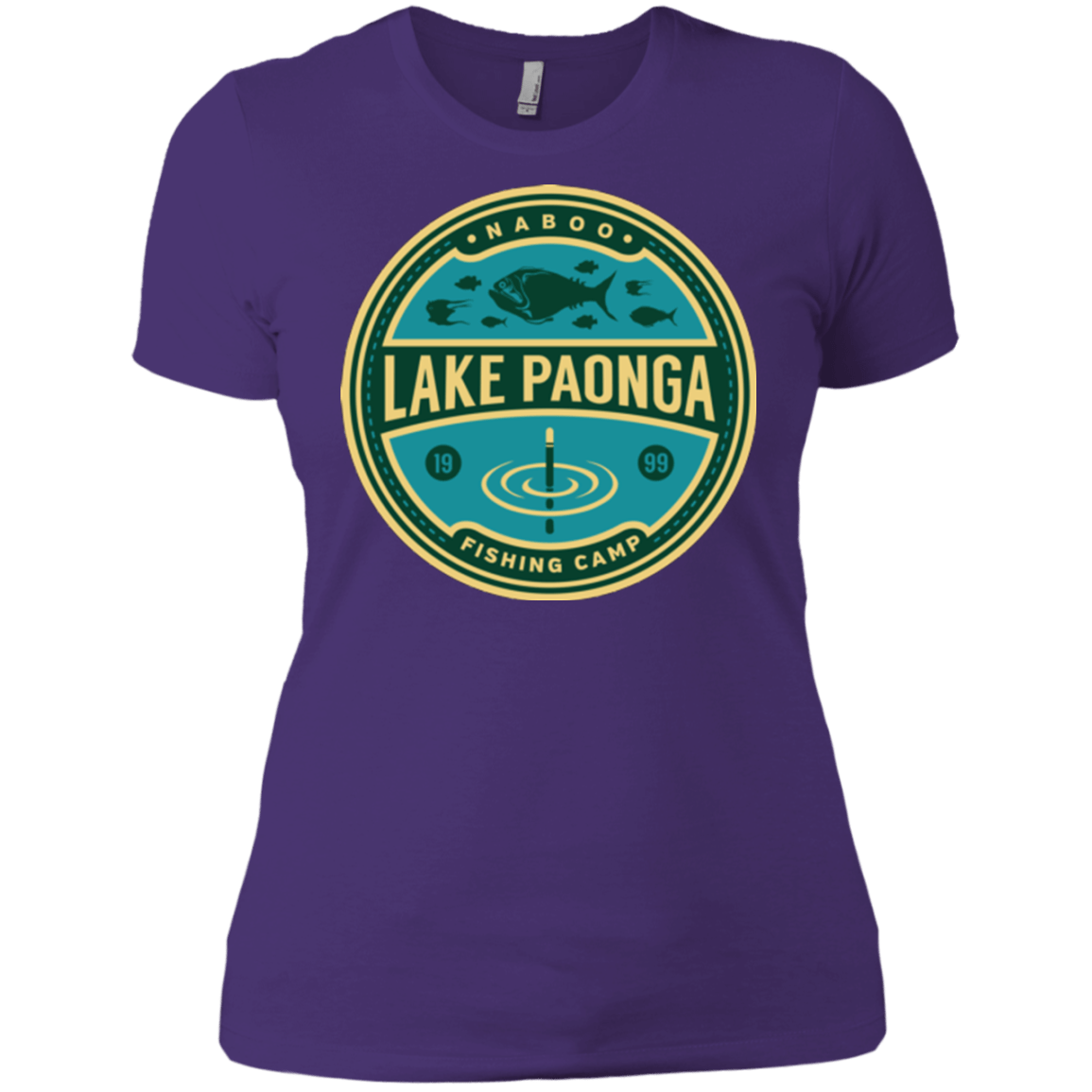 T-Shirts Purple / X-Small Lake Paonga Fishing Camp Women's Premium T-Shirt