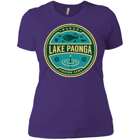 T-Shirts Purple / X-Small Lake Paonga Fishing Camp Women's Premium T-Shirt