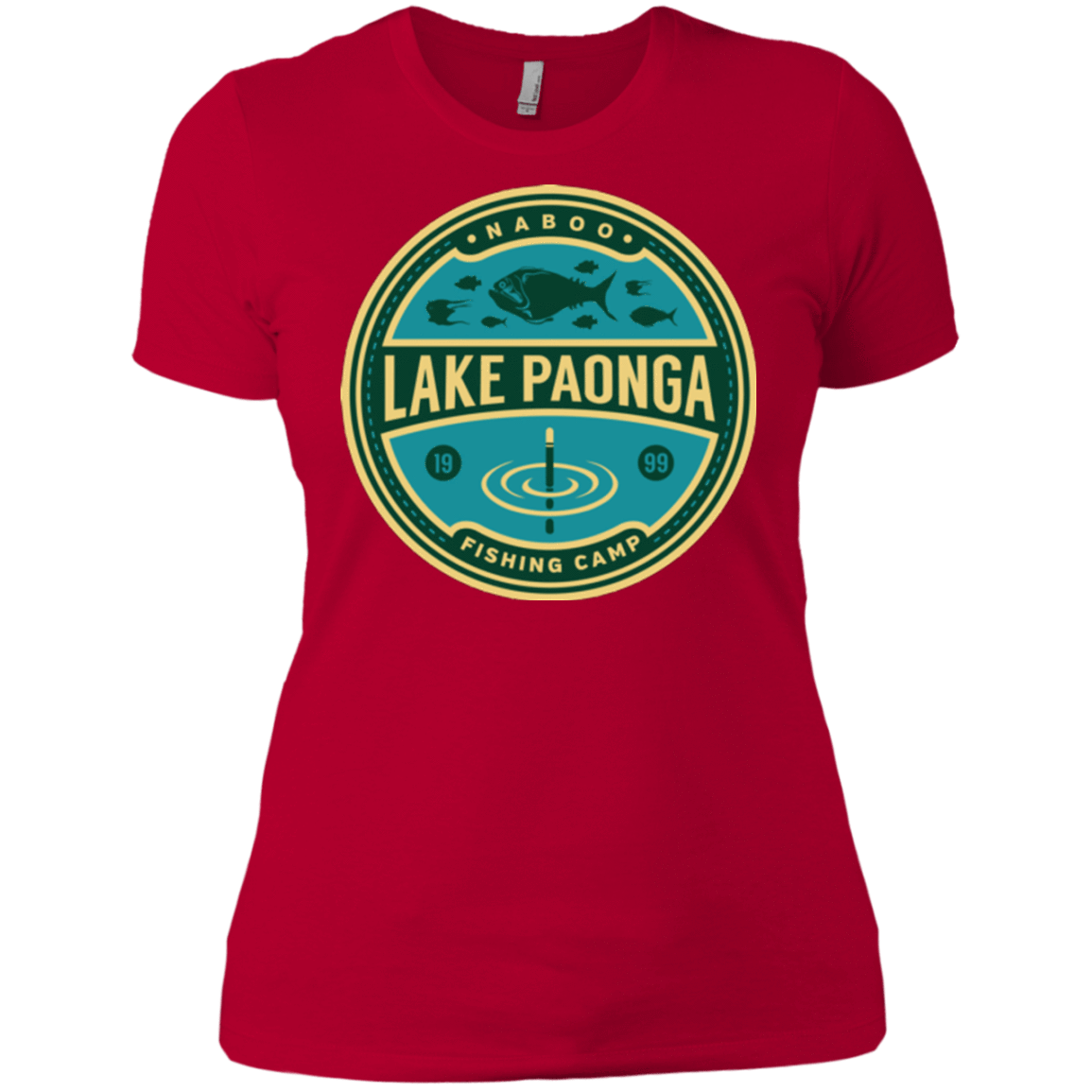 T-Shirts Red / X-Small Lake Paonga Fishing Camp Women's Premium T-Shirt