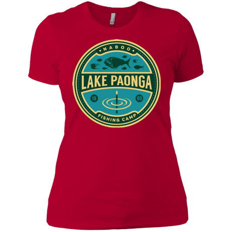 T-Shirts Red / X-Small Lake Paonga Fishing Camp Women's Premium T-Shirt