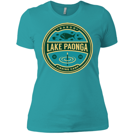 T-Shirts Tahiti Blue / X-Small Lake Paonga Fishing Camp Women's Premium T-Shirt