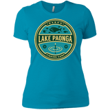 T-Shirts Turquoise / X-Small Lake Paonga Fishing Camp Women's Premium T-Shirt