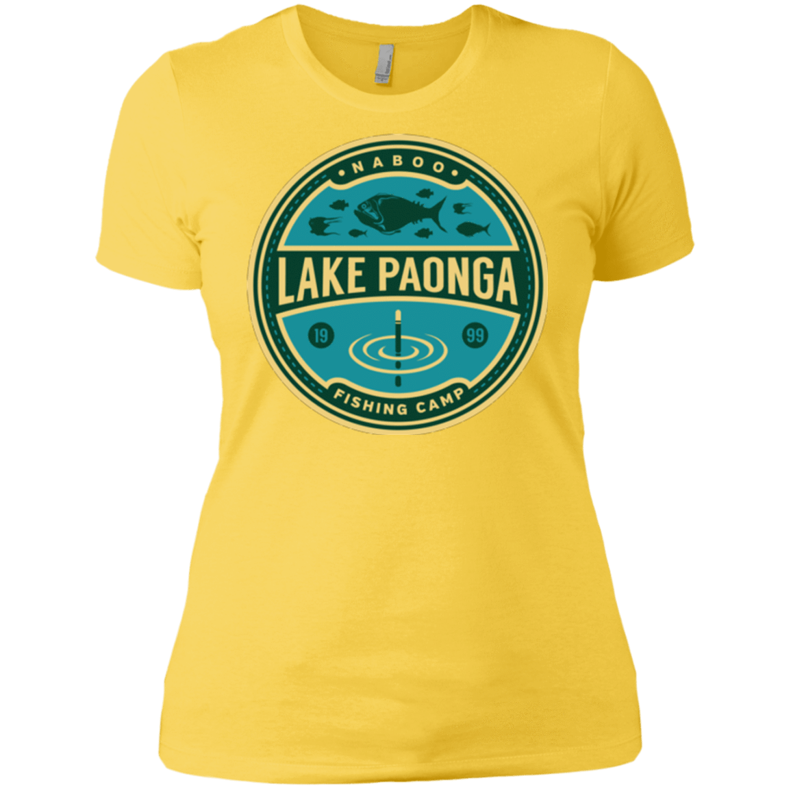 T-Shirts Vibrant Yellow / X-Small Lake Paonga Fishing Camp Women's Premium T-Shirt