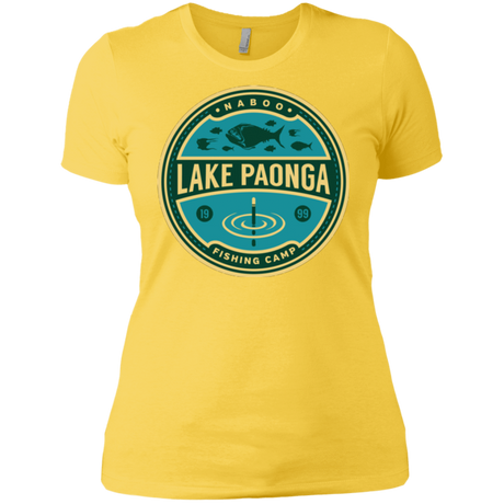 T-Shirts Vibrant Yellow / X-Small Lake Paonga Fishing Camp Women's Premium T-Shirt