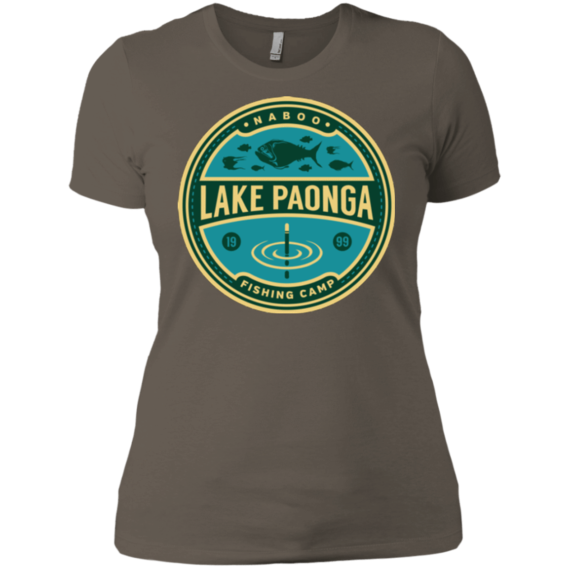 T-Shirts Warm Grey / X-Small Lake Paonga Fishing Camp Women's Premium T-Shirt
