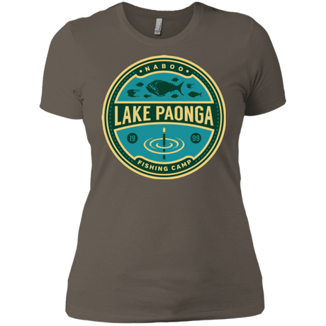 T-Shirts Warm Grey / X-Small Lake Paonga Fishing Camp Women's Premium T-Shirt