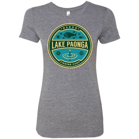 T-Shirts Premium Heather / Small Lake Paonga Fishing Camp Women's Triblend T-Shirt